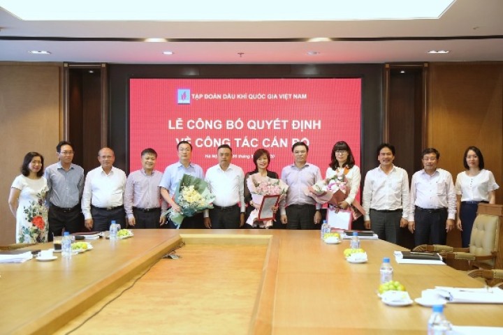 Bổ nhiệm lãnh đạo các Ban thuộc Cơ quan Tập đoàn Dầu khí Việt Nam